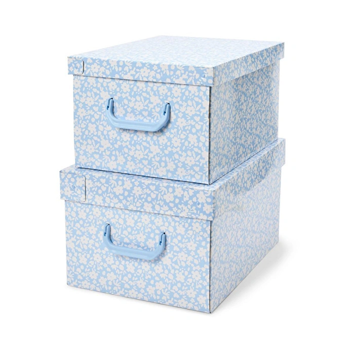 Tchibo 2 Adet Kapaklı Düzenleme Sandığı