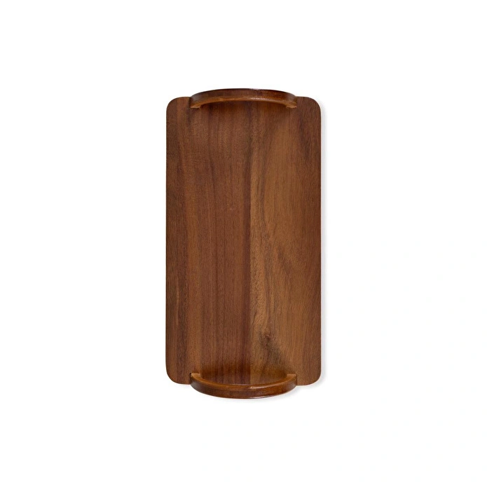 The Mia Natura Akasya Kulplu Tepsi 30x16x8 Cm