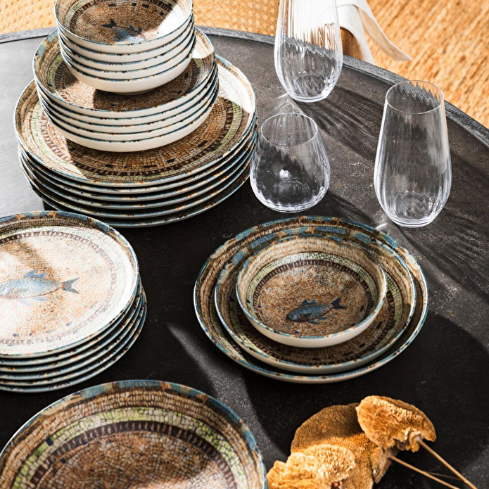 Mudo Home Li̇ma Çukur Tabak Seti̇ 20cm-6li