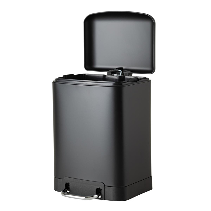 Mudo Home 5five Boho Çöp Kovasi Si̇yah 6 Lt