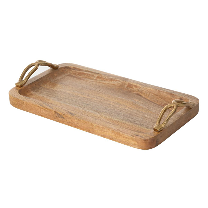 Mudo Home Grove Dekorati̇f Tepsi̇ 38 X 20 Cm