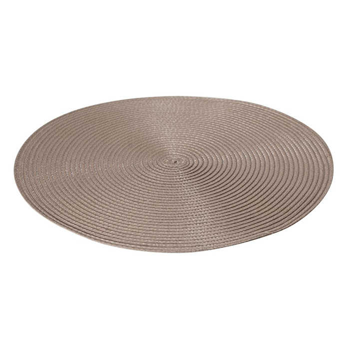 Mudo Home Monomat Yuvarlak Ameri̇kan Servi̇si̇ 38 Cm Taupe