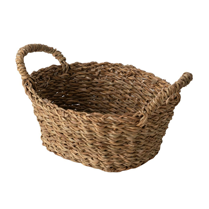 Mudo Home Kulplu Sepet Oval 28 Cm