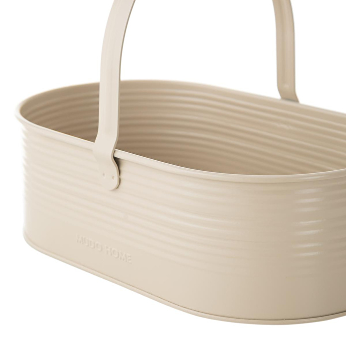 Mudo Home Roma Kulplu Düzenleyi̇ci̇ Mat Bej 32x18x26