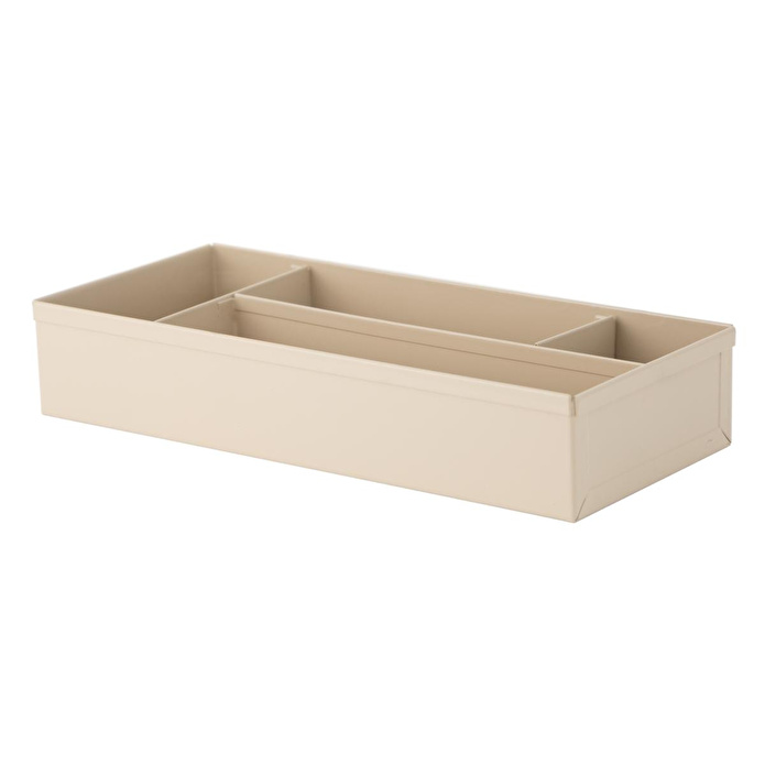 Mudo Home Roma Bölmeli̇ Düzenleyi̇ci̇ Mat Bej 27x11x5,5