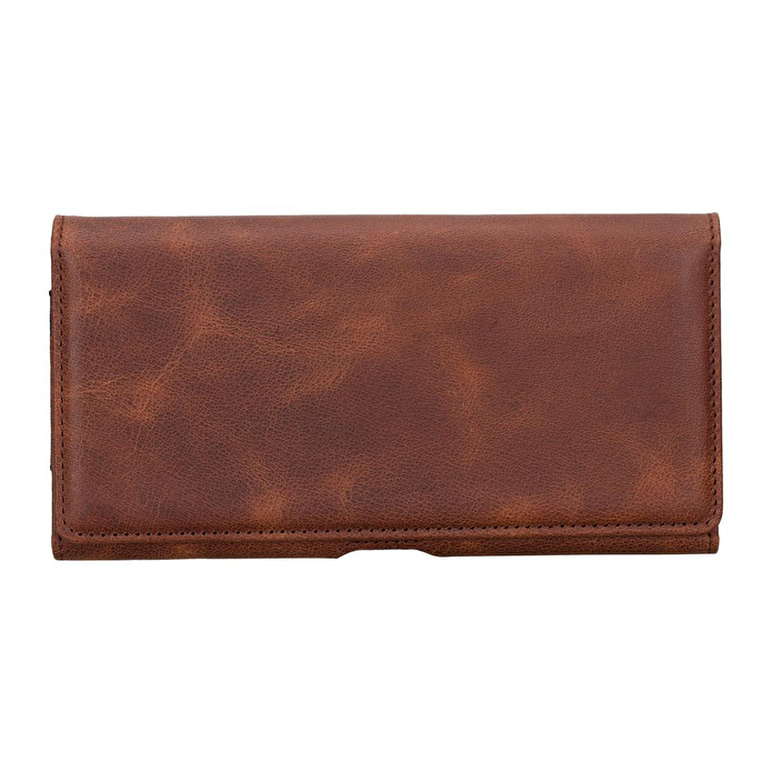 Bloominbag Arc Clip Vintage Saddle Leather 6.9