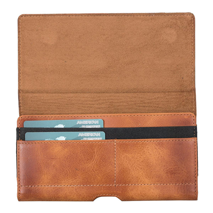 Bloominbag Arc Clip Heritage Tan Leather 6.1