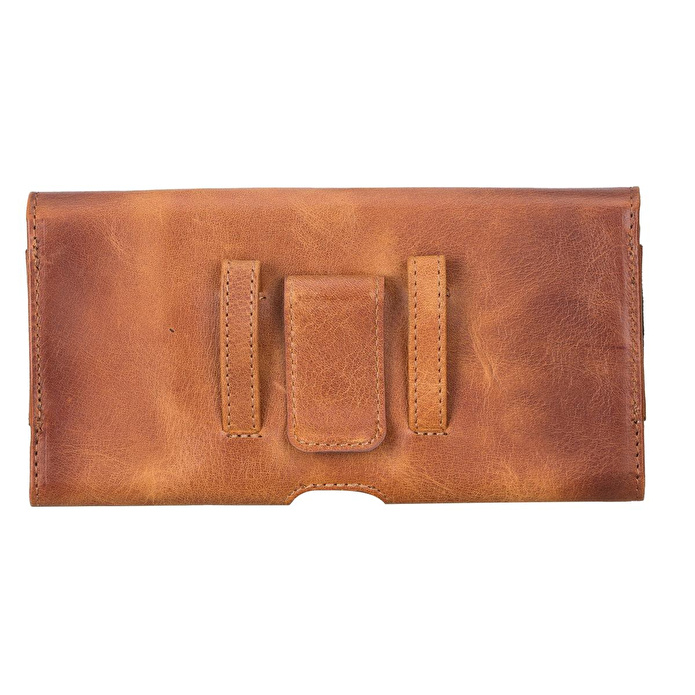 Bloominbag Arc Clip Heritage Tan Leather 6.1