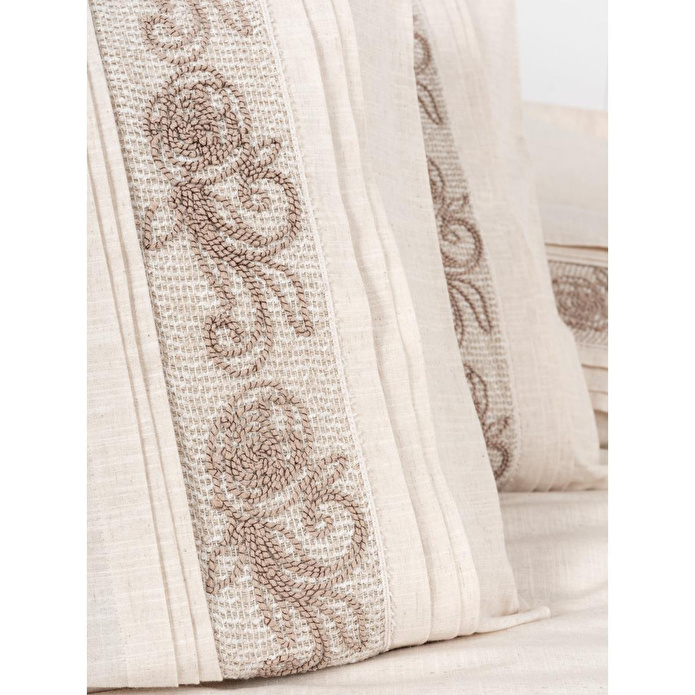 Cotton Box Inborn Çift Kişilik Nevresim Takımı Floro Bej