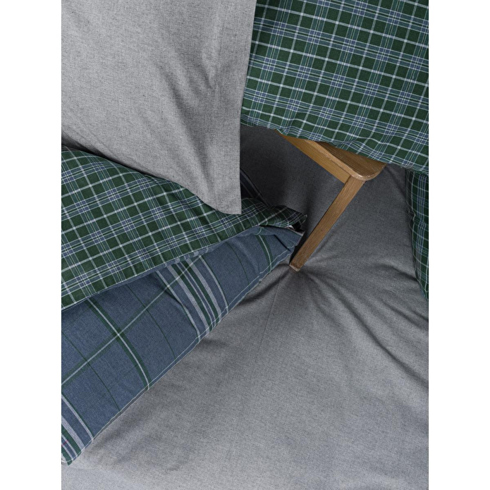 Cotton Box Natureforce Tek Kişilik Nevresim Takımı Isola Mavi