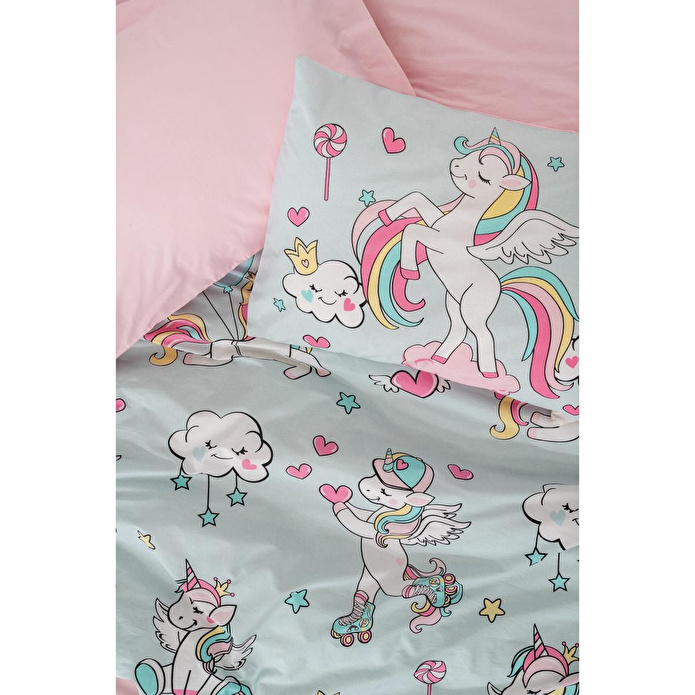 Cotton Box Junior Tek Kişilik Nevresim Takımı Twinka Pembe