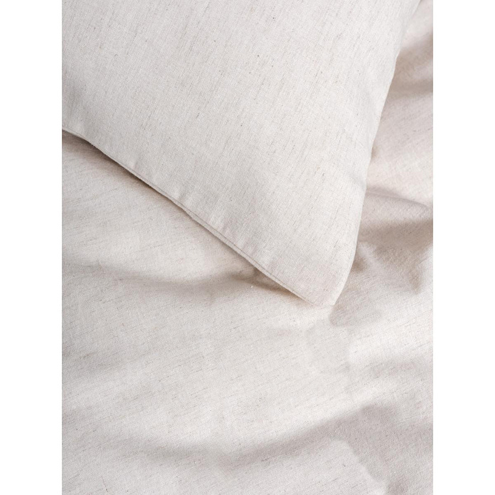 Cotton Box Cotton Keten Çift Kişilik Nevresim Takımı Basic Bej