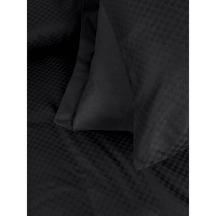 Cotton Box Plaid Ranforce Çift Kişilik Nevresim Takımı Siyah