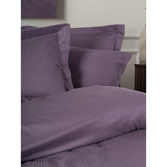 Cotton Box Tensel Craft Çift Kişilik Nevresim Takımı Mürdüm