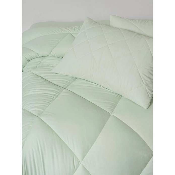 Cotton Box Softwash Çift Kişilik Yorgan Seti Adaçayı 180x200 Lastikli Çarşaf