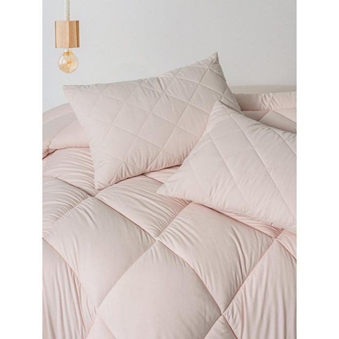 Cotton Box Softwash Çift Kişilik Yorgan Seti Pembe 180x200 Lastikli Çarşaf