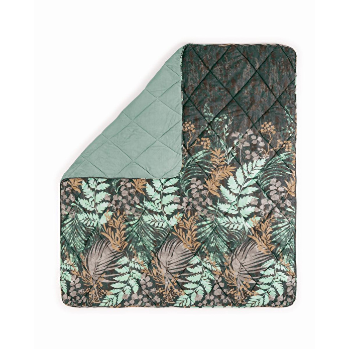 Cotton Box Velvet Tek Kişilik Yorgan Clorasa Mint 155x215 Cm