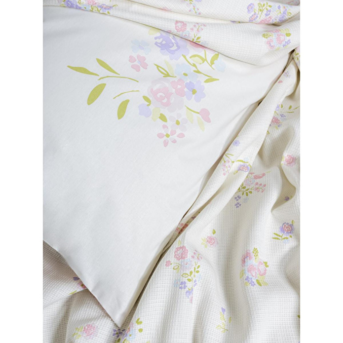 Cotton Box Estiva Çift Kişilik Pike Takımı Petal Pembe