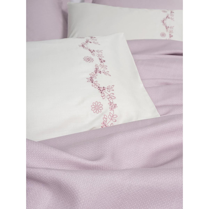 Cotton Box Serenity Bambu Çift Kişilik Pike Takımı Vaila Lila