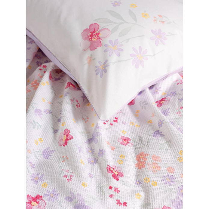 Cotton Box Estiva Tek Kişilik Pike Takımı Winsome Lila