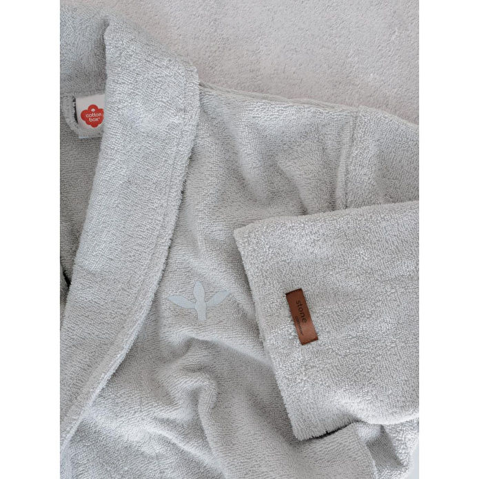 Cotton Box Wellness Bornoz Stone Gri L/xl