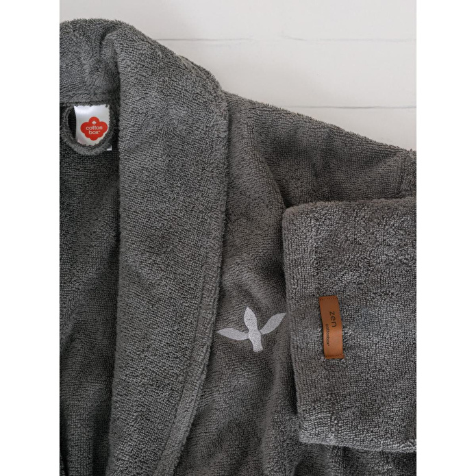 Cotton Box Wellness Bornoz Zen Antrasit S/m