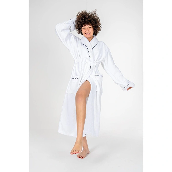 Cotton Box Classic Bornoz Seti Josina Beyaz Kadın M/l