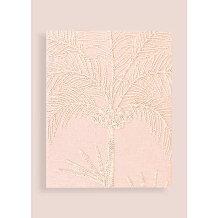 The Mia Çift Kişilik Yatak Örtüsü Seti 3 Parça Pudra