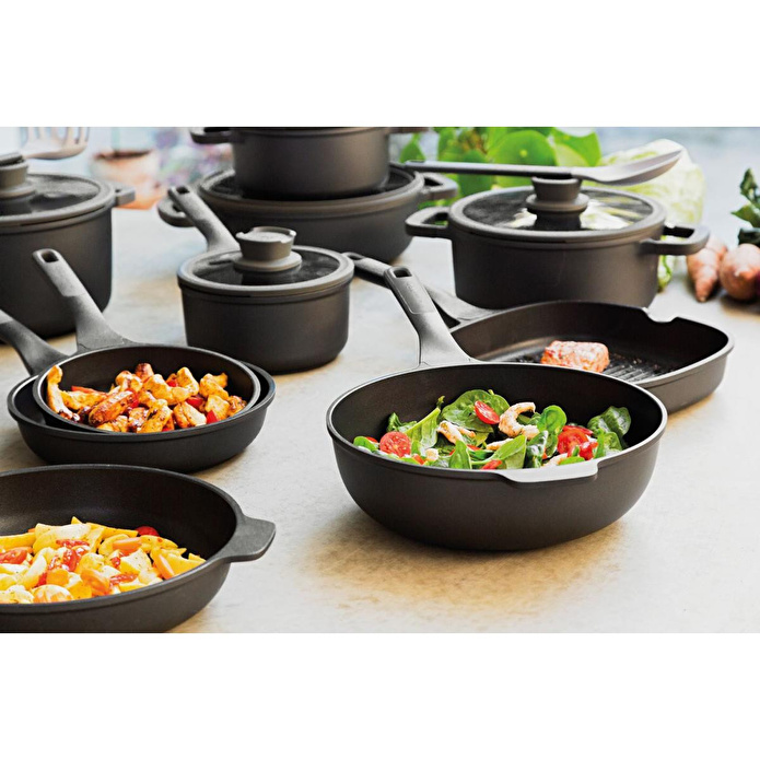 Berghoff Leo Stone Yapışmaz Alüminyum Döküm Wok Tava 30 Cm