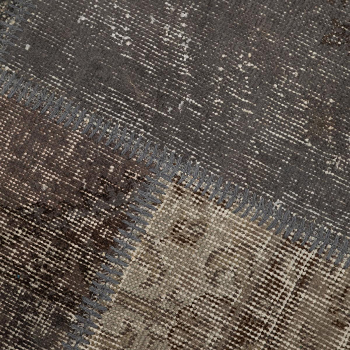 Mudo Home Li̇ma Gri̇ Patchwork Ki̇li̇m 80x150