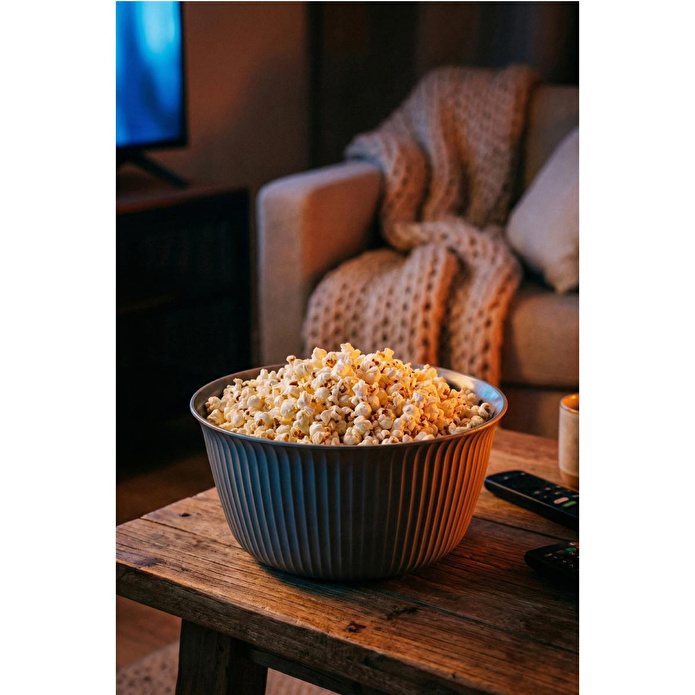 Vienev 3'lü 5 Litre Plastik Karıştırma Ve Saklama Kase Seti Antrasit