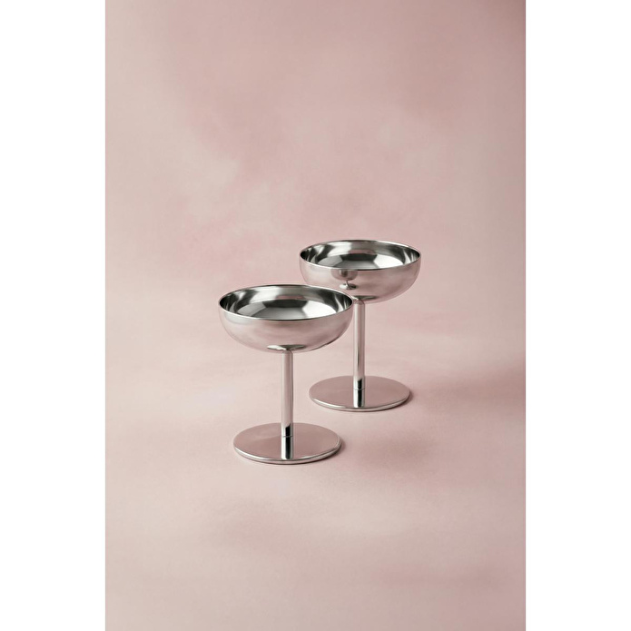 Vienev 2 Adet Metal Dondurma Ve Tatlı Servis Seti