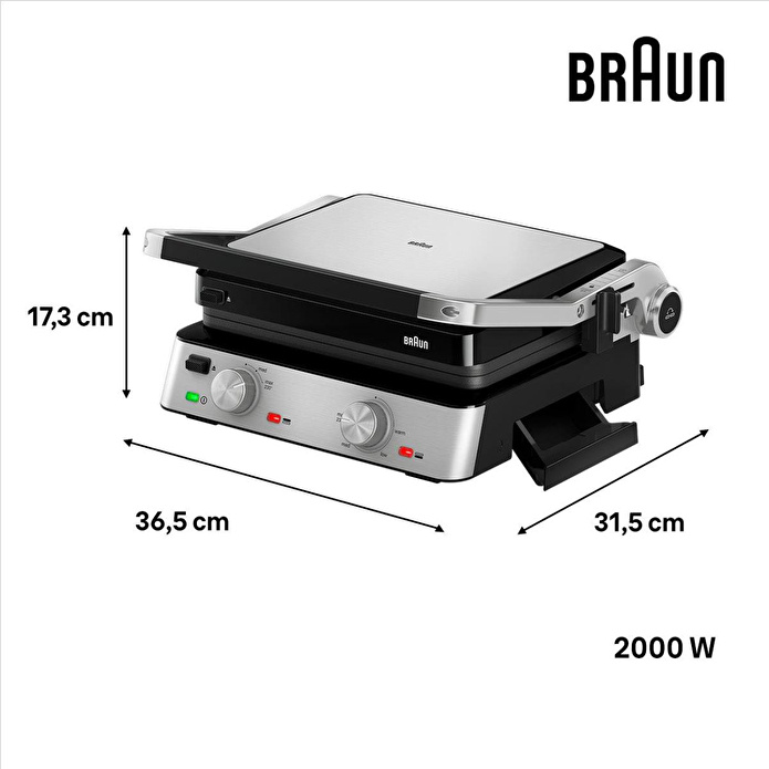 Braun Multigrill 7 Cg7020 Izgaratost