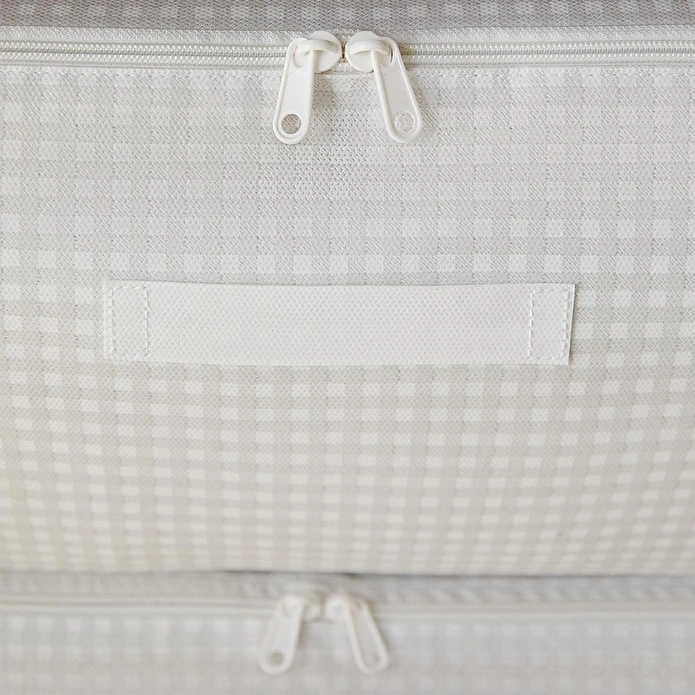 Home Wave 8'li Mega Boy Gri Pötikare Baza Altı Hurç Set 74 X 46 X 22 Cm