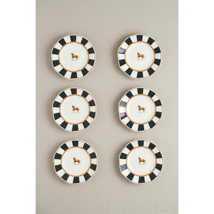 Bernardo Natural 6 Parça Pasta Takımı