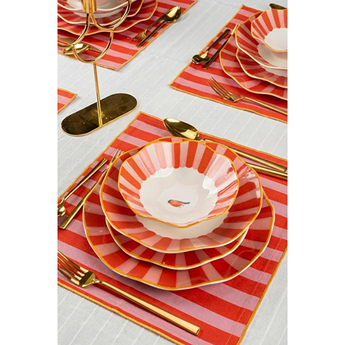 Bernardo Glamour 24 Parça Porselen Yemek Takımı