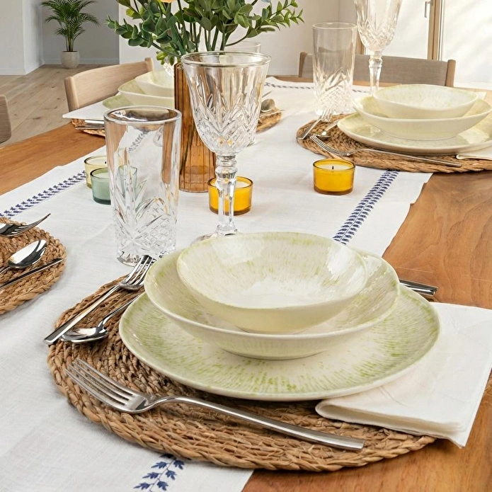 Bernardo Mando 12 Parça Yemek Takımı Yeşil