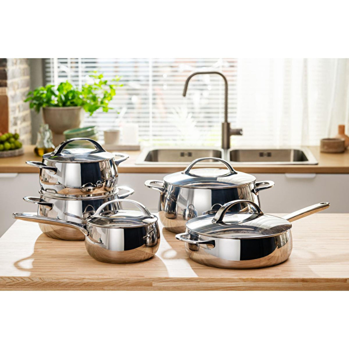 Berghoff Home Belly 10lu Tencere Seti Stellar Çelik