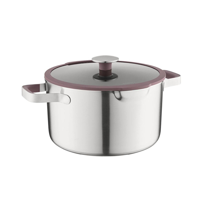 Berghoff Home Elements Kapaklı Tencere 26cm Peppercorn