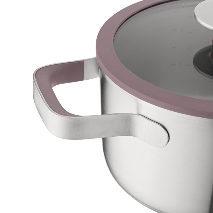 Berghoff Home Elements Kapaklı Tencere 26cm Peppercorn