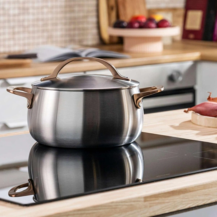 Berghoff Home Belly Kapaklı Güveç Tenceresi 20cm Warm Pembe