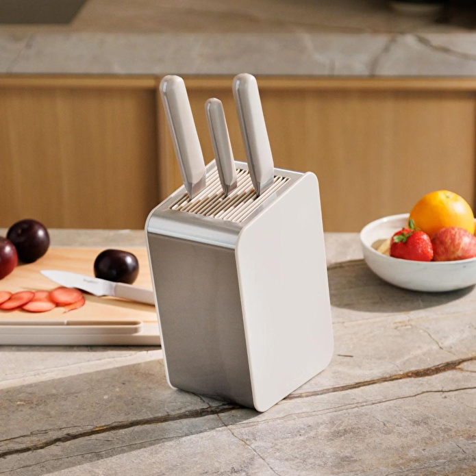 Berghoff Home Elements Dikdörtgen Bıçak Blok Mushroom