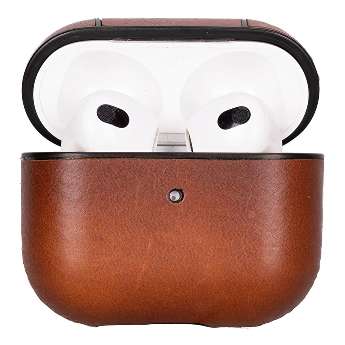 Bloominbag Aurel Snap Hakiki Deri Airpods 3 Kılıfı – Charm Airpods Case