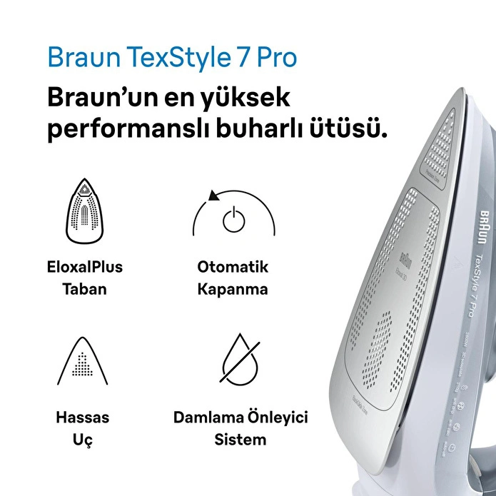 Braun Texstyle7 Buharlı Ütü Si7088gy