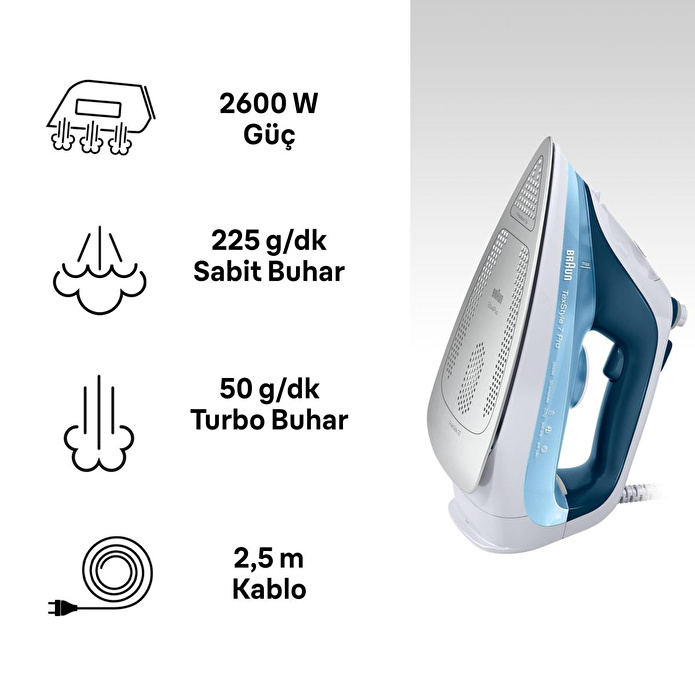 Braun Texstyle7 Buharlı Ütü Si7062bl