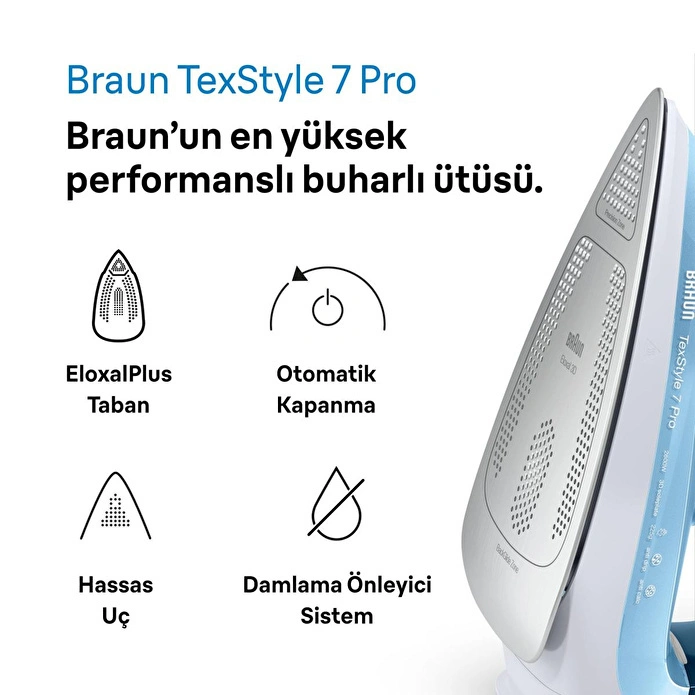 Braun Texstyle7 Buharlı Ütü Si7062bl