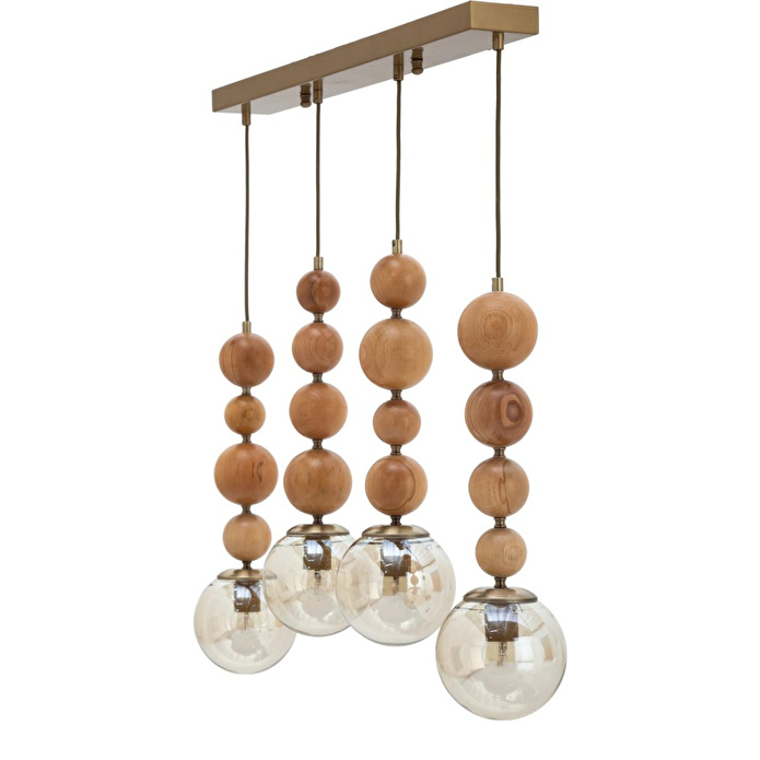 Mudo Home Wood Bead 4lü Sirali Sarkit