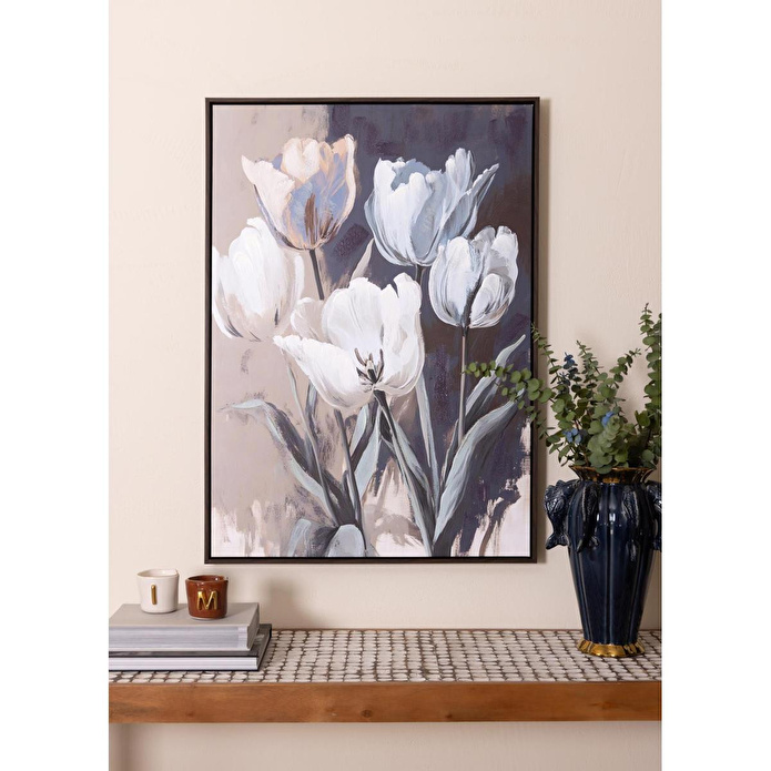 The Mia Abstrcat Tulips Kanvas Tablo 70x100 Cm