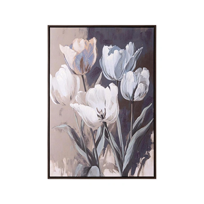 The Mia Abstrcat Tulips Kanvas Tablo 70x100 Cm