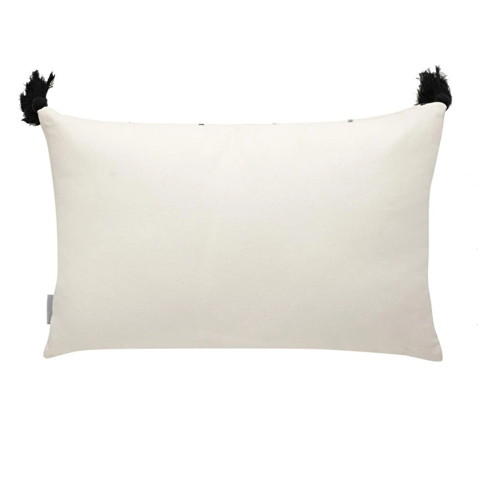 Mudo Home Abel Püsküllü Kirlent Si̇yah 35x55